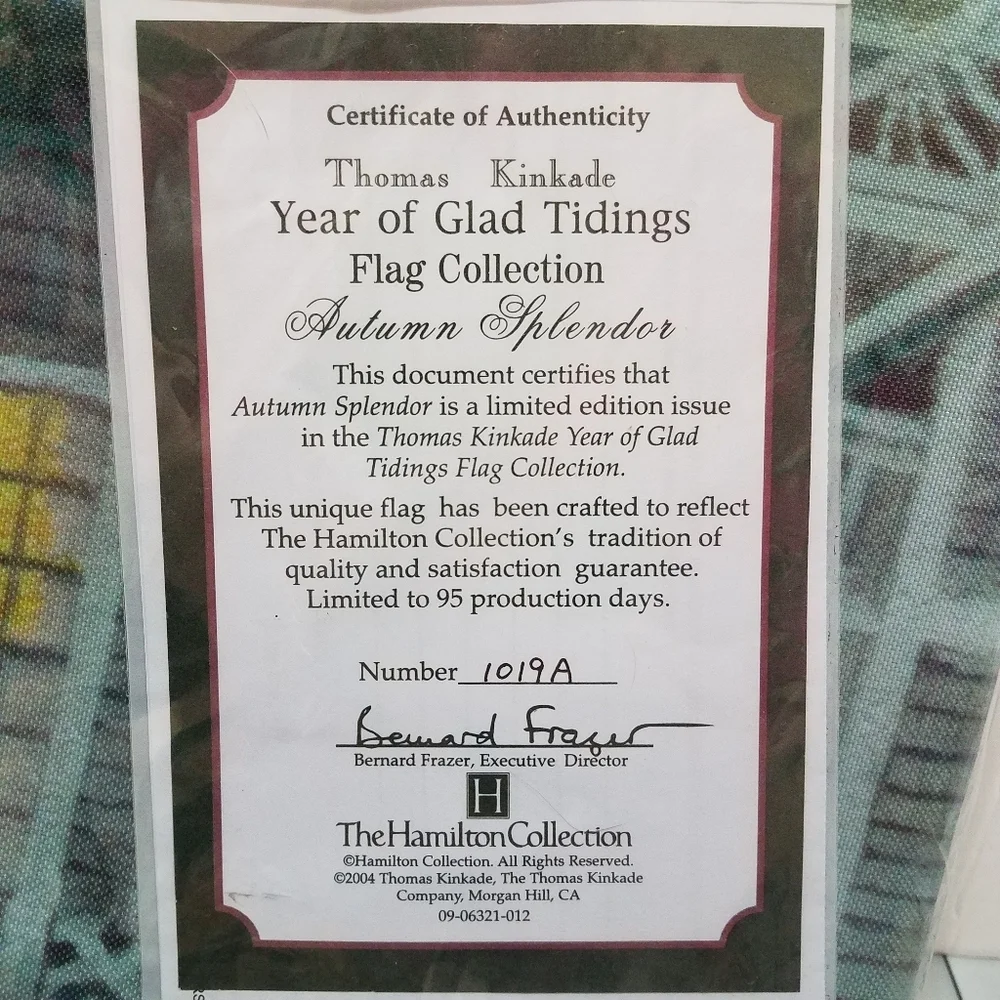 Thomas Kinkade A Year of Glad Tidings Autu…